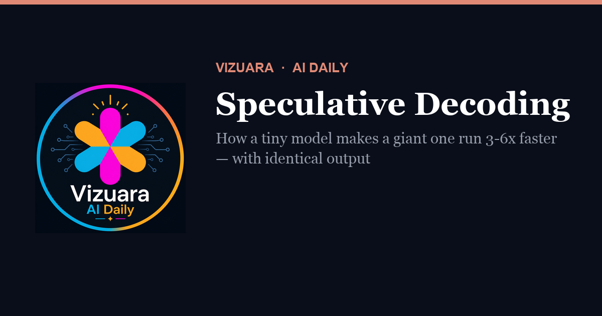 Speculative Decoding — A Visual Walkthrough